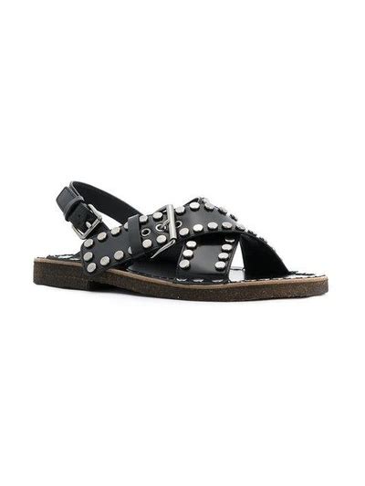 sandals prada shoes|prada studded pony skin sandals.